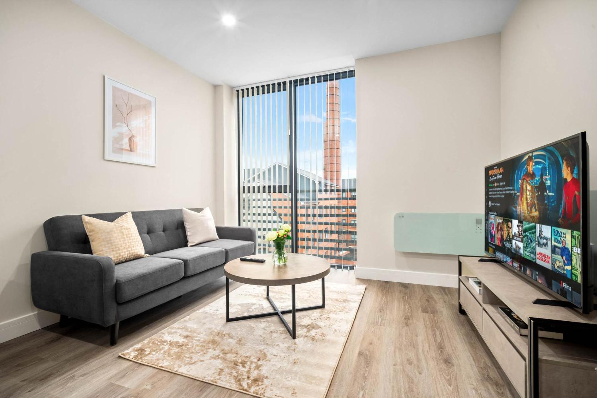 New Luxury Two Bedroom Apartment - City Centre - Netflix - Wifi - Top Rated - Jq 8Ah Birmingham Zewnętrze zdjęcie